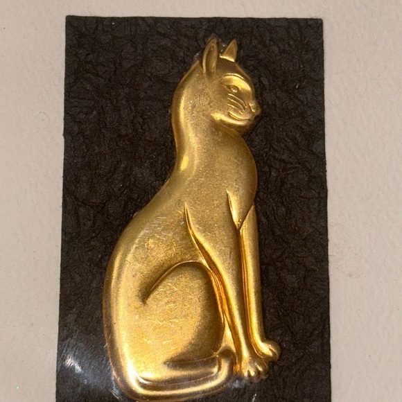 Golden Cat handmade Greeting Card - Blank - Picture 11 of 13